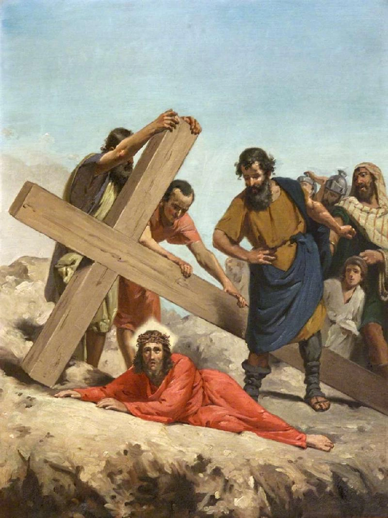 Via Crucis stazione IX